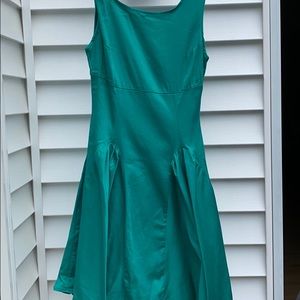 Lulus xs green flare dress